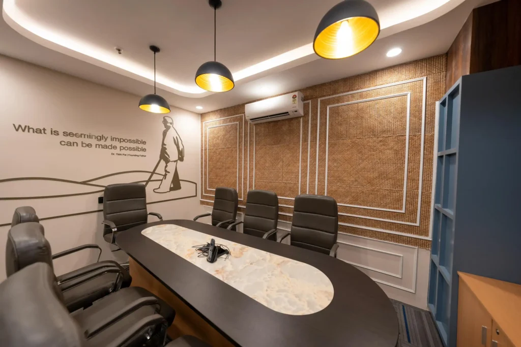 manipal education & medical group, Delhi corporate office interior by Nack Studios.