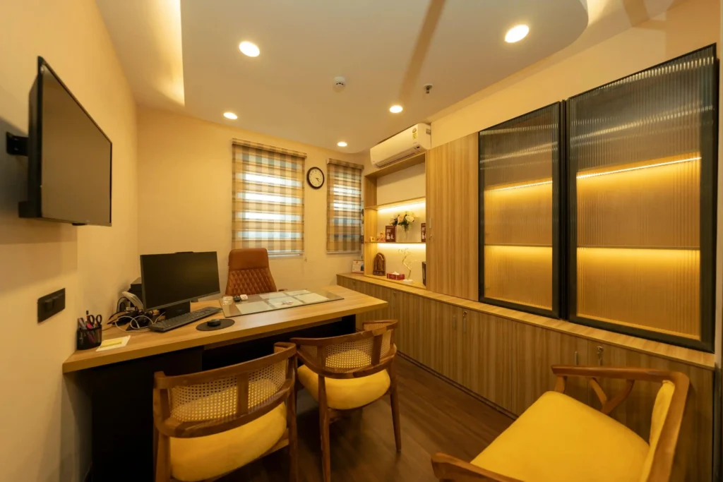 manipal education & medical group, Delhi corporate office interior by Nack Studios.